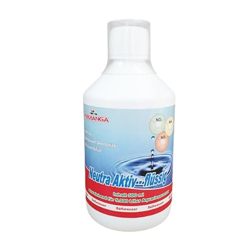 Femanga Neutra 500 ml – Optimale Wasserpflege für Aquarien, Stabilisierung der Wasserqualität und Entfernung schädlicher Substanzen von Femanga