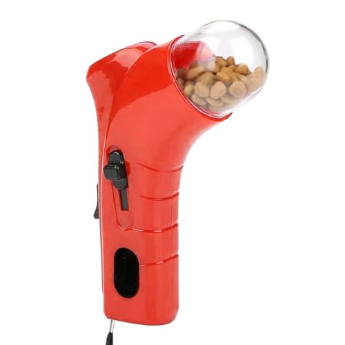 Fenayuu Pet Treat Launcher | Hundefutterkatapult | Snack Treat Katapult Dispenser - Tragbares Hundefutter Feeder Snack Katapult Dispenser Für Hundekatze Training von Fenayuu