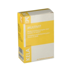 Kela Multivit Vitamintabletten Hund und Katze 2 x 60 Tabletten von Fendigo