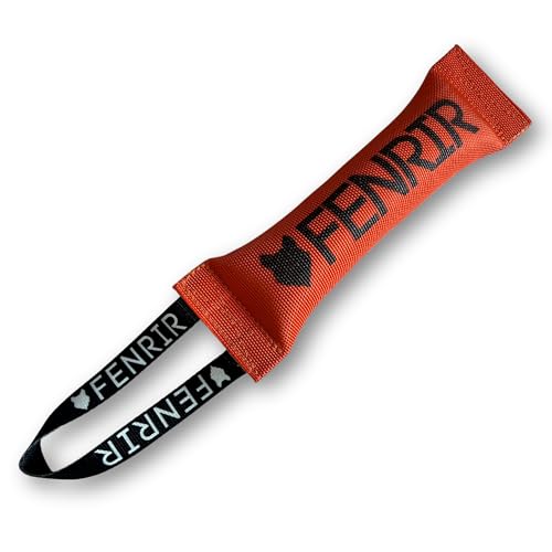 Fenrir Robuster Feuerschlauch, Hundespielzeug für große Hunde, kein Quietschen, feste Füllung für Hunde, 30,5 cm (1 Griff) von Fenrir