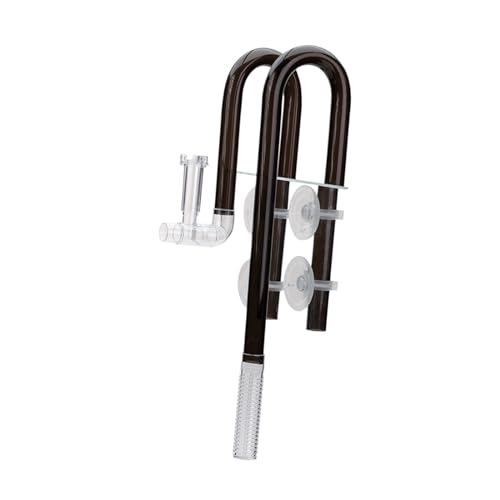 Fenteer Aquarium Lily Tube Aquarium Wasserpflanze Tank Zufluss/Abfluss Passen Sie den Durchfluss an, kontrollieren Sie den Wasserstand Lily Pipe, 12mm Schwarz von Fenteer