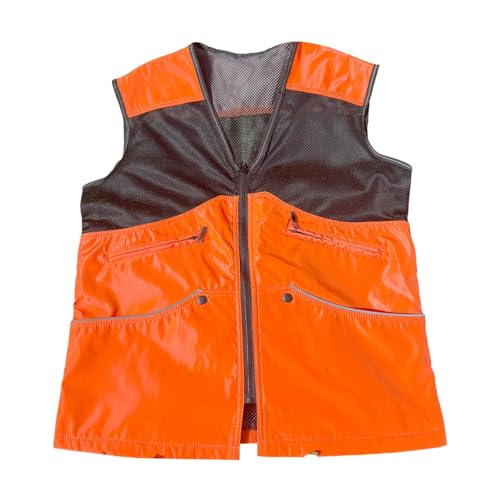 Fenteer Atmungsaktives Hundetrainer Mesh Weste Orange Leicht für Männer Frauen Mehrzweck wasserdichte Haustierbesitzer Weste ärmellose Kleidung, Size M Fenteer Atmungsaktives Hundetrainer Mesh Weste Orange Leicht für Männer Frauen Mehrzweck wasserdichte Haustierbesitzer Weste ärmellose Kleidung, Size M von Fenteer