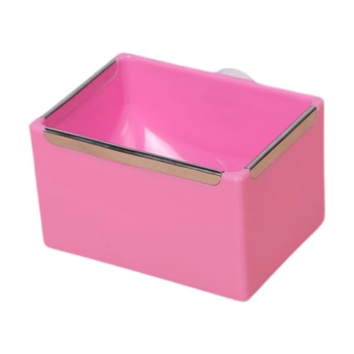 Fenteer Hamster Food Bowl Kleine Tierfutter Schüssel Innenstabile Multifunktion Hasenfuttermittelgericht für Hamstermäuse Ratten Kaninchen Kaninchen, Rosa von Fenteer