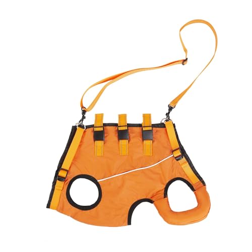 Fenteer Haustier Hebezierhöhle Pet Accessoires Waschablenmisch atmungsaktueller Wanderhilfe Hundeliftträger für ältere Outdoor, XL von Fenteer