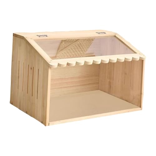 Fenteer Hühnerbrotbox, Holz, robuster Inkubator Leichtes kleines Hühnerkoop -Brutschachtel für Wachteln Chick Ducks Vögel Vorräte, 60x30x30cm von Fenteer