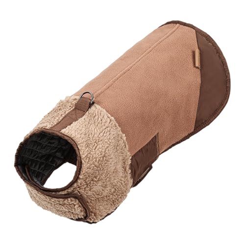 Fenteer Hunde-Wintermantel, Hundepullover, weich, Winddicht, verstellbare Winterkleidung für kleine und mittelgroße Hunde, die täglich spazieren gehen, XL von Fenteer