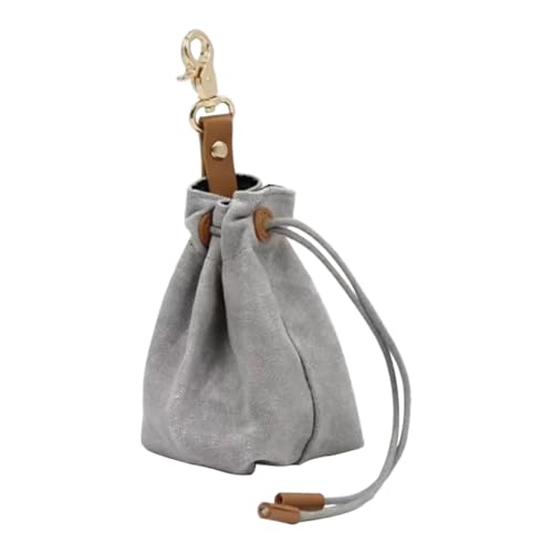 Fenteer Hundebechanelbeutel, Haustier Tasche, multifunktionales Oxford -Stoff -Fanny -Paket, Welpentraining für Welpen, Haustier, Camping im Freien, Grau von Fenteer