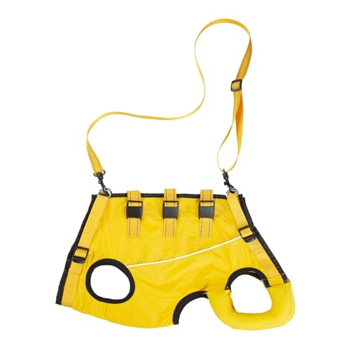 Fenteer Hundelift Stütze Kabelbaum Hunde Lift Schlinge Walking Assistance Hundeschnellträger Vollkörperhund Lifter für Walk Out Senior Dog, Xs von Fenteer