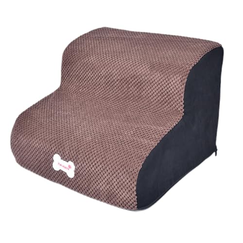 Fenteer Hunderampen, Stufen, Sofa, Bett, Leiter, stabile und rutschfeste Unterseite, hochdichter Schwamm, vielseitig einsetzbar für den Innenbereich, Auto, Kaffee 30cm Höhe von Fenteer