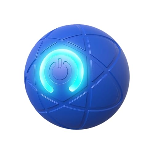 Fenteer Hundespielzeug Interaktives Ballspielzeug Automatischer Rollball Geschenk Elektrischer Spielzeug Haustierbälle Hüpfender Rollball von Fenteer