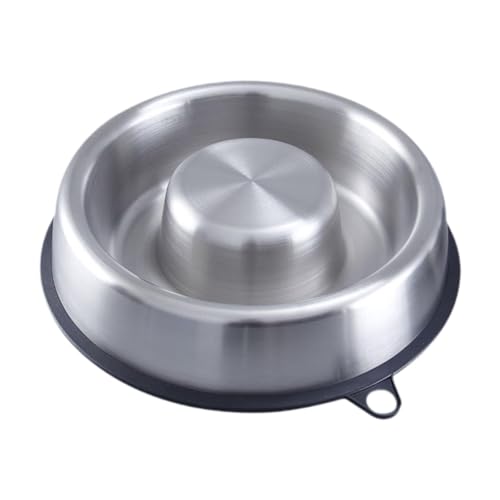 Fenteer Katze Slow Feeder Bowl, Anti Slip Dog -Behandlungsschale, Anti -übermäßiges Erbrechen für kleine und mittlere Hunde, 27x7cm von Fenteer