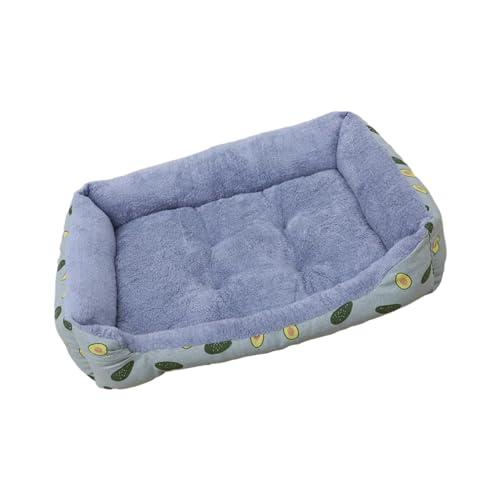 Fenteer Kleines Hundebett, Schlafsofa, weich, atmungsaktiv, warm, Herbst-Winter, Haustier-Hundebett, Innen-Katzenbetten für kleine Hunde, Katzen, Welpen, 60cmx45cm von Fenteer