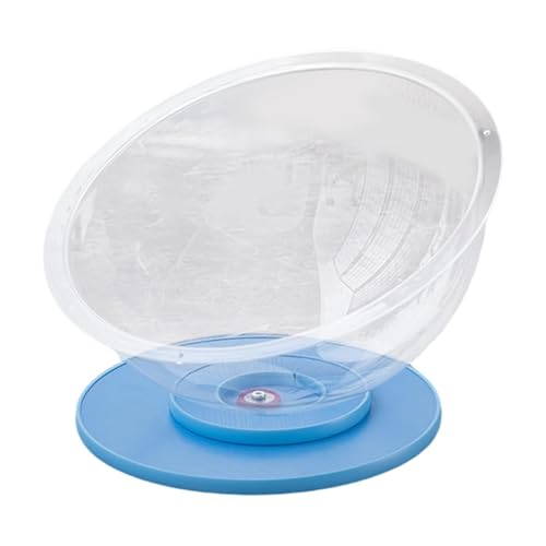 Fenteer Raumkapsel Katzenbett Transparentes Katzenhaus-Set Alle Jahreszeiten Stabiles Haustierzubehör Kätzchennest für Kätzchen, 30CM von Fenteer