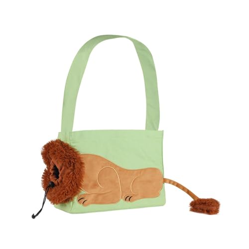 Fenteer Rucksack für Haustierausflüge, Hundetasche, atmungsaktive Reisetasche, neuartige Tragetasche in Löwenform für Camping, Welpen, Outdoor-Aktivitäten, S von Fenteer