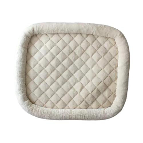 Fenteer Selbstwärme Katzenbett Thermalpolster für Innenkatzen kleine Hunde Haustier Pad Weich für Innen im Freien im Freien Heizte Katzenbettmatte Nicht -Slip, Beige von Fenteer