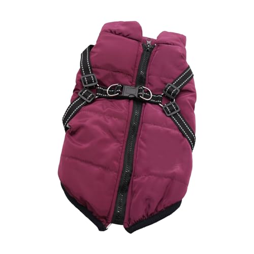 Fenteer Winter-Hundemantel, Hundeweste für kaltes Wetter, Outdoor-Sport, Haustiere, Kleidung, Hundebekleidung, wasserdicht, weich, Welpenmantel, m von Fenteer