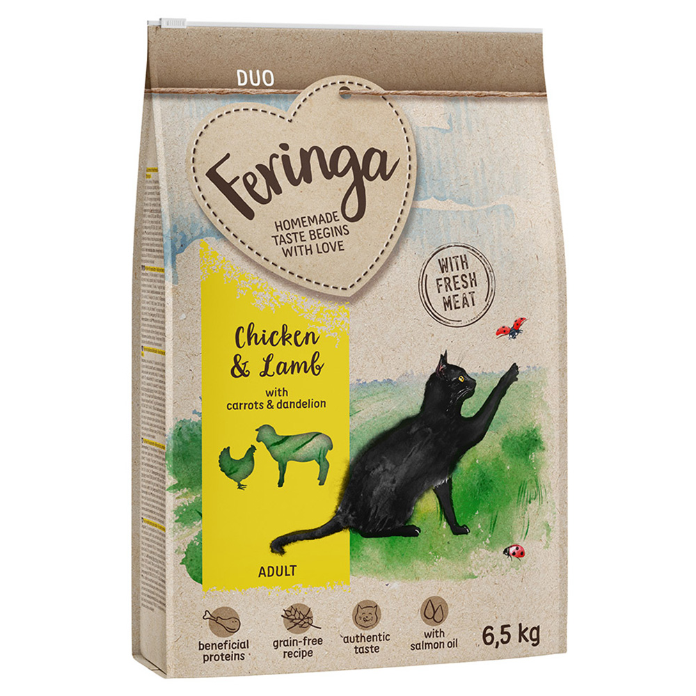 10€ sparen! Feringa Trockenfutter 6.5kg Adult Duo Huhn mit Lamm von Feringa