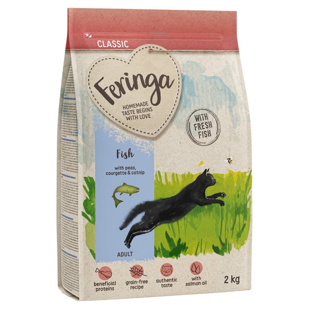 -3€ Feringa Classic Trockenfutter 2 kg Feringa Adult Classic Fisch - 2 kg von Feringa