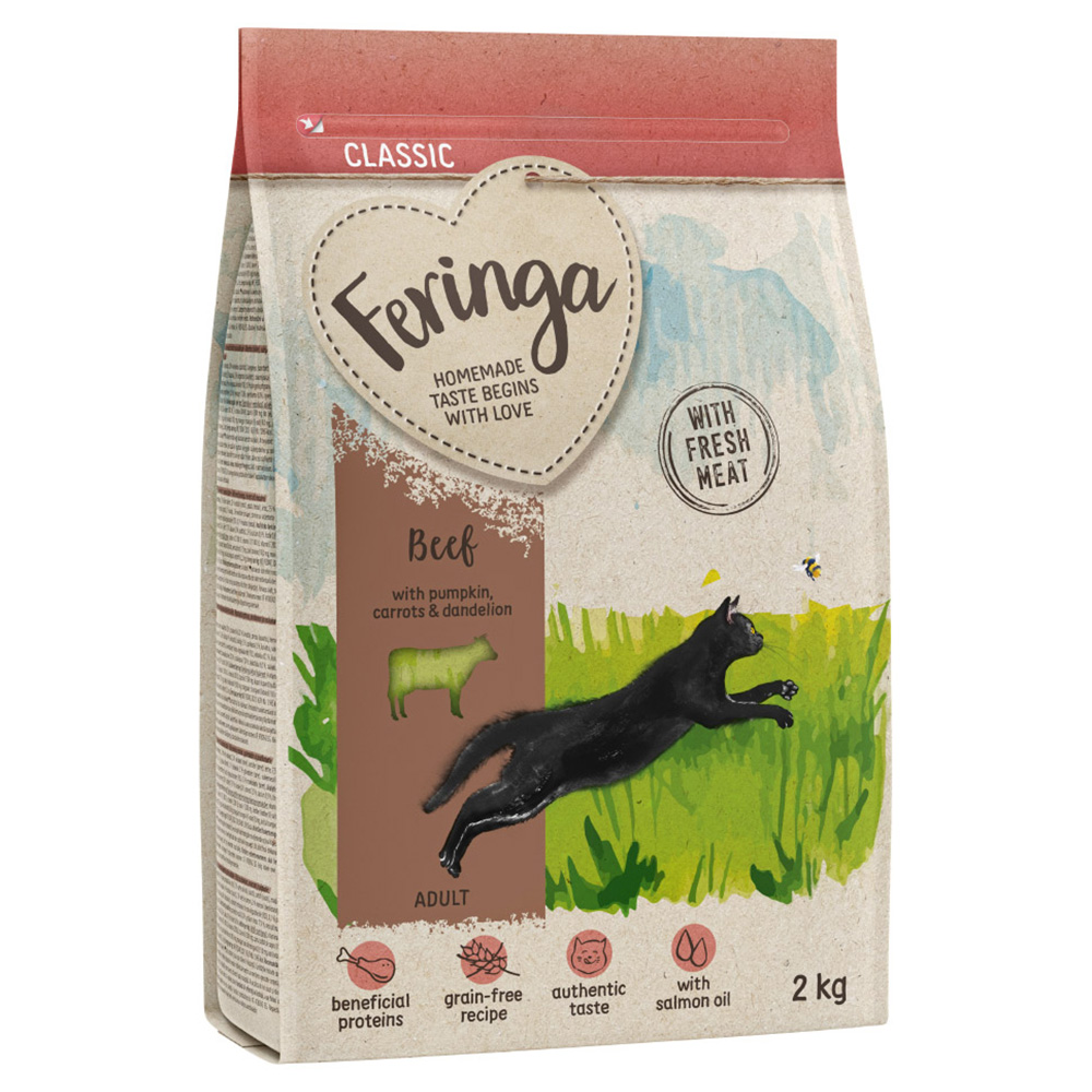 -3€ Feringa Classic Trockenfutter 2 kg Feringa Adult Classic Rind - 2 kg von Feringa