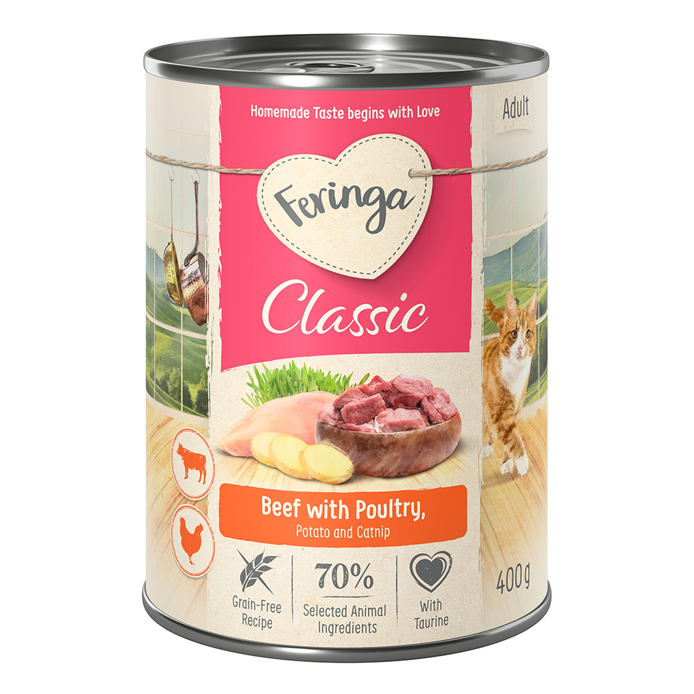 Feringa Classic Meat Menü 6 x 400 g  Rind & Geflügel von Feringa