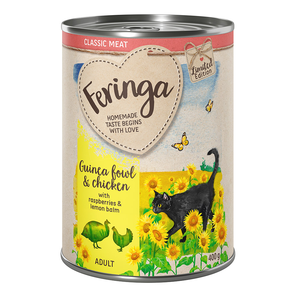 Limited Edition: Feringa Classic Meat Sommermenü mit Perlhuhn & Huhn - 24 x 400 g von Feringa