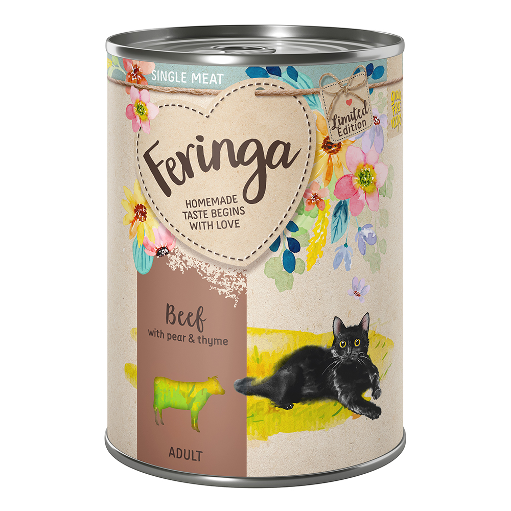 Limited Edition: Feringa Single Meat Frühlingsmenü Rind mit Birne 12 x 410 g von Feringa