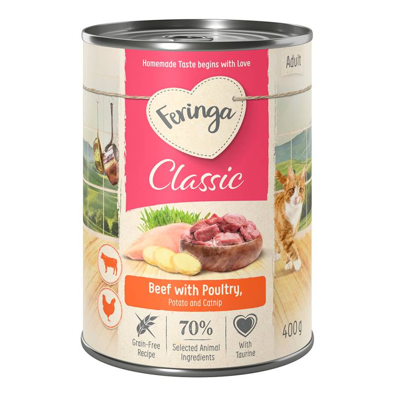 Sparpaket Feringa Classic Meat Menü 12 x 400 g Rind & Geflügel von Feringa