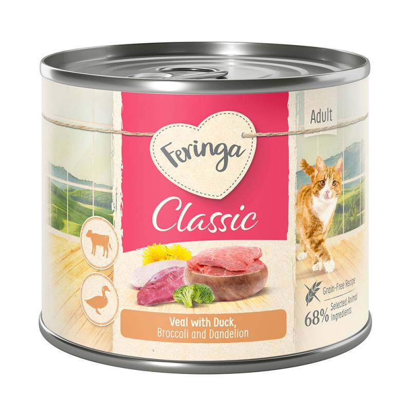 Sparpaket Feringa Classic Meat Menü 24 x 200 g - Ente & Kalb von Feringa