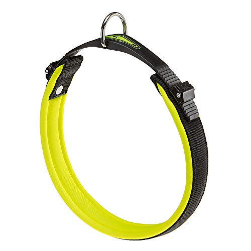 Ferplast Ergonomisches Halsband für Hunde ERGOFLUO C25/51 mit Polsterung und Mikroregulationsverschluss von Ferplast