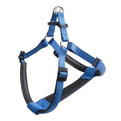 Ferplast Hundegeschirr kleine Hunde Geschirr Hunde, Daytona P Small, Halsumfang: 42-48 cm, Bauchumfang: 43-52 cm, blau von Ferplast