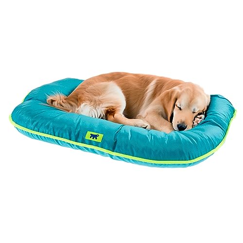 Ferplast Hundekissen Hundesofa Hundebette für Große Hunde Hundekorb Abnehmbarer Bezug Orthopädisches Hundebett Hundematratze Waschbar Hundematte Wasserdicht 110 x 70 x h 8 cm. Grau von Ferplast