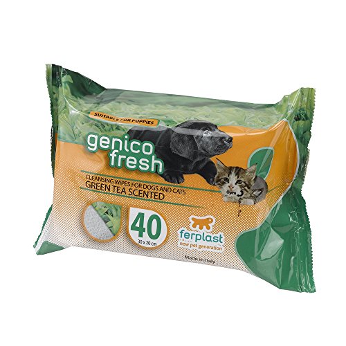 Ferplast GENICO FRESH 40 GREEN TEA Reinigungstücher mit dem Duft von grünem Tee von Ferplast