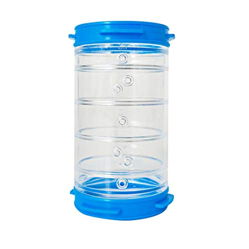 Ferplast Hamsterkäfig Spielrohr | 10,2 cm gerader Tunnel, 4,3 L x 6,1 cm Durchmesser, transparent (84812099US1) von Ferplast