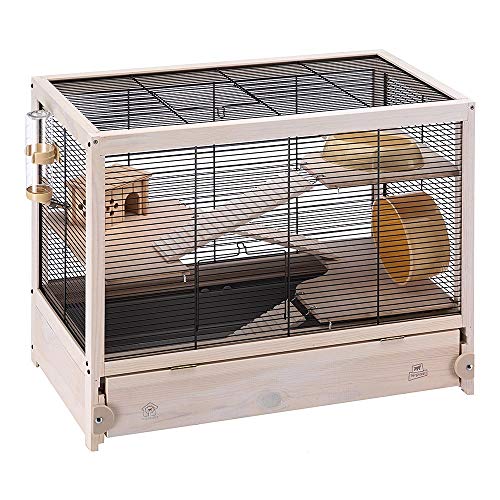 Ferplast Hamsterville Habitatkäfig für Hamster, stabile Holzstruktur, Schwarz Ferplast Hamsterville Habitatkäfig für Hamster, stabile Holzstruktur, Schwarz von Ferplast