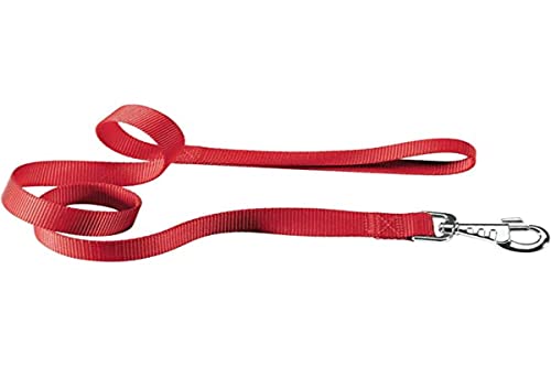 Ferplast Haustier Produkte Club G15 Nylon Leine 15mmx120cm - Rot, 15 mm x L 120 cm von Ferplast