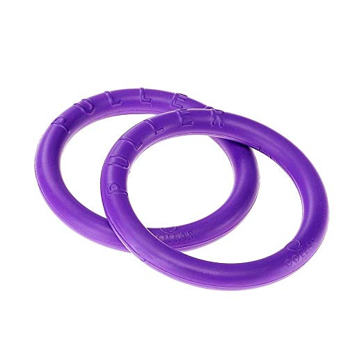 Ferplast Hunde Spielzeug, Hundetraining Ring zum Kauen, zum Laufen, Springen, Schießen, Ungiftig, Schwimmend, Puller Micro, Hundespielzeug für kleine Hunde und Welpen, Set mit 2 Fitness Ringen von Ferplast