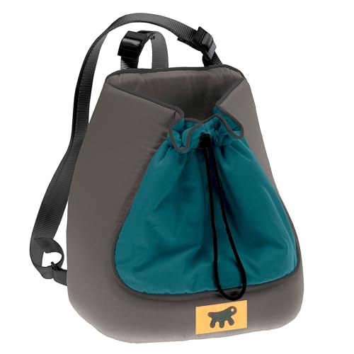 Ferplast Hunde- und Katzenrucksack Trip, Katzen- und Kleine Hunde- Tragetasche, bis zu 5 kg, verstellbare Gurte, waschbar, Weiche Tragetasche, Tragerucksack, 28 x 18 x h 29 cm, Oktanfarbe von Ferplast