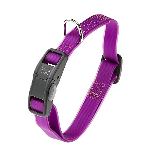 Ferplast Hundehalsband EVOLUTION C16/32 mit Magnetschnalle, Hypoallergen, Waschbar, Lila von Ferplast