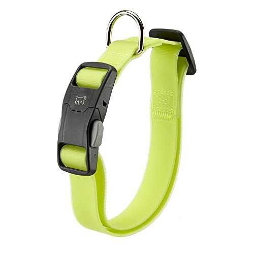 Ferplast Hundehalsband EVOLUTION C25/70 mit Magnetschnalle, Hypoallergen, Waschbar, Grün von Ferplast