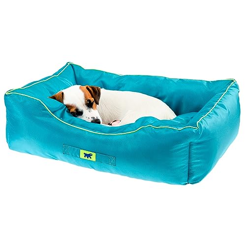 Ferplast Hundekissen Hundesofa Hundebette für Große Hunde Hundekorb Abnehmbarer Bezug Orthopädisches Hundebett Hundematratze Waschbar Hundematte Wasserdicht 110 x 70 x h 8 cm. Grau von Ferplast