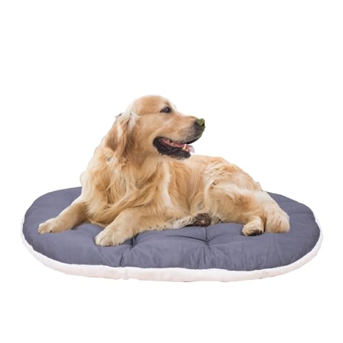 FERPLAST Hundebett Groß - Hundebett Waschbar - Hundekissen - Matte für Hundehütten, Zwinger und Auto - Hundebett Flauschig - Relax - 100 x 63 CM, XL, BEIGE von Ferplast