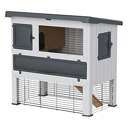 Ferplast Zweistöckiger Kaninchenstall im Freien GRAND LODGE 120 Kaninchenkäfig Hasenstall Meerschweinchen und andere Kleintiere mit Zubehör und Kaninchenhaus, 115,5 x 73 x h 110 cm. Ferplast Zweistöckiger Kaninchenstall im Freien GRAND LODGE 120 Kaninchenkäfig Hasenstall Meerschweinchen und andere Kleintiere mit Zubehör und Kaninchenhaus, 115,5 x 73 x h 110 cm. von Ferplast