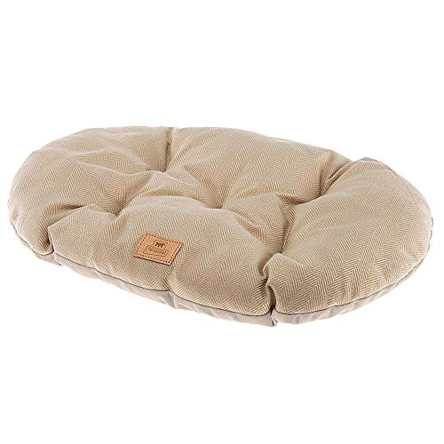 Ferplast Hundebett Hundekissen Katzenkissen Hundesofa für kleine Hunde, Katzenbett, 43 x 30 x 15 cm Waschbar Blau von Ferplast