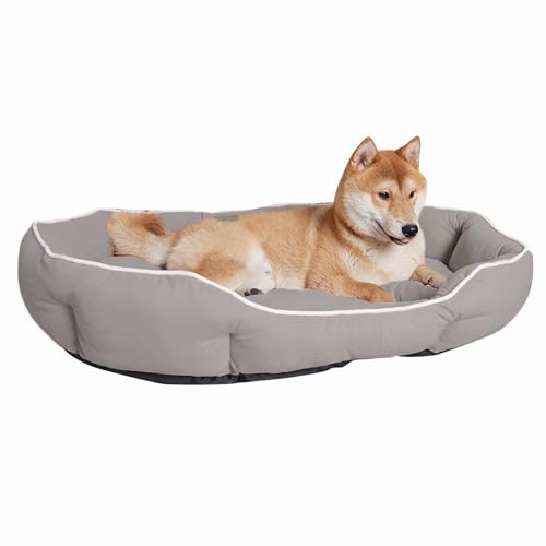 Fesky Luxuriöses großes Plüsch-Hundebett/Couch, verwöhnen Sie Ihren geliebten Hundebegleiter mit ultimativem Luxus und Komfort – unser exquisites Plüsch-Hundebett M (50 x 38 x 11 cm bis zu 4 kg) von Fesky