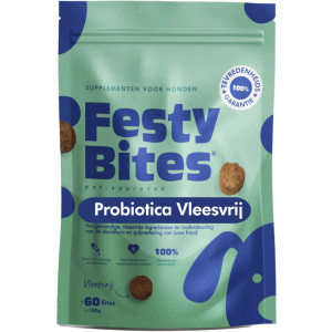 FestyBites Probiotica Fleischfrei Supplement Hund 180 g von FestyBites