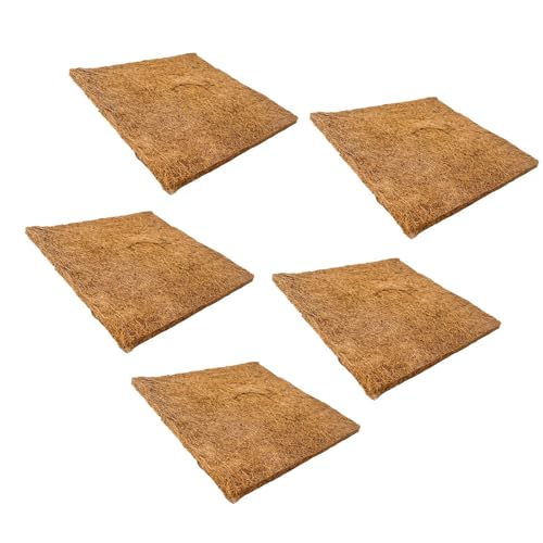 FewNvWa 5X Eierablage-Pads, Nistkastenmatten für Hühner, Zubehör für die Aufbewahrung, 40x40x0.8cm von FewNvWa