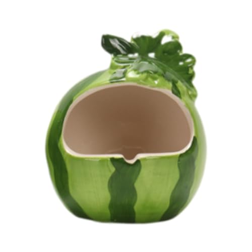 FewNvWa Hamster Versteckhaus für Kleine Tiere, Nest für Rennmäuse, Wassermelone von FewNvWa