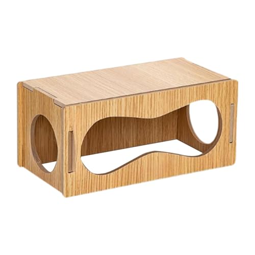 FewNvWa Holztunnel für Hamster Und Andere Kleine Tiere, 22x11x10cm von FewNvWa