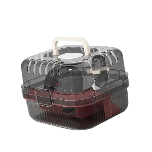 FewNvWa Kleiner Käfig für Hamster mit Belüftung und Wasserflasche für Frettchen und Ratten, Rosa FewNvWa Kleiner Käfig für Hamster mit Belüftung und Wasserflasche für Frettchen und Ratten, Rosa von FewNvWa
