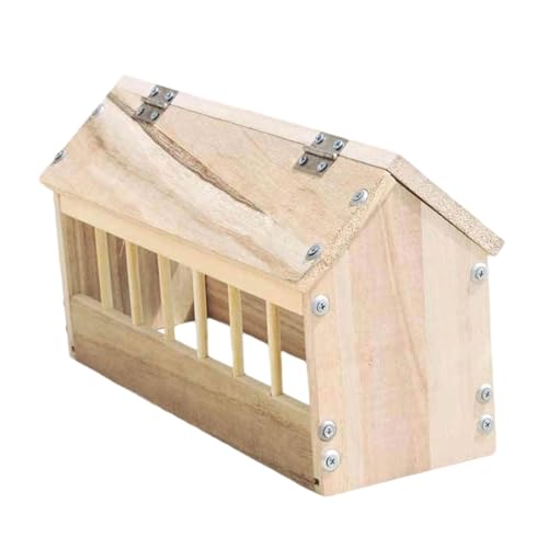 FewNvWa Taubenfutterautomat Futterschale Holz Vogeltrog Geflügelfressnapf Verhindert Vermischung von Futter aus Stabilem Holz für Hof Haus Tierstall, 40cm FewNvWa Taubenfutterautomat Futterschale Holz Vogeltrog Geflügelfressnapf Verhindert Vermischung von Futter aus Stabilem Holz für Hof Haus Tierstall, 40cm von FewNvWa